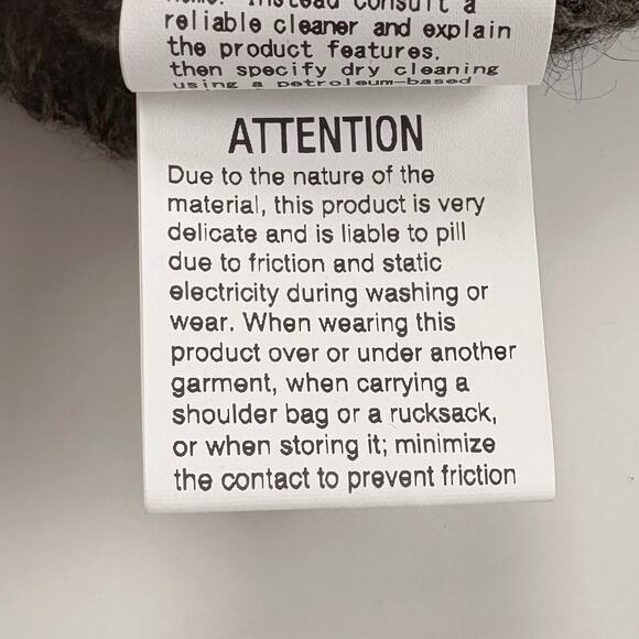 Pas de Calais Wool Mohair Blend Knit Sweater Size 34 US XS Feminine Minimalist - Picture 7 of 11